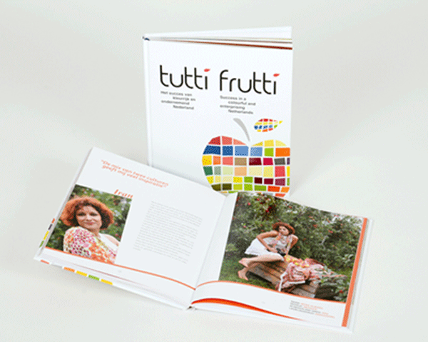 boek Tutti frutti, het succes van kleurrijk en ondernemend Nederland